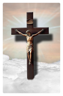 Crucifix Bronze Clouds